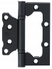 Петля накладная VETTORE FLUSH 125×75×2.5mm MBP (Чёрный матовый)